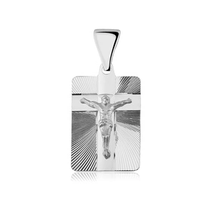 Silver (925) pendant Jesus on cross