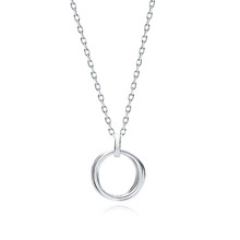 Silver (925) necklace - circles