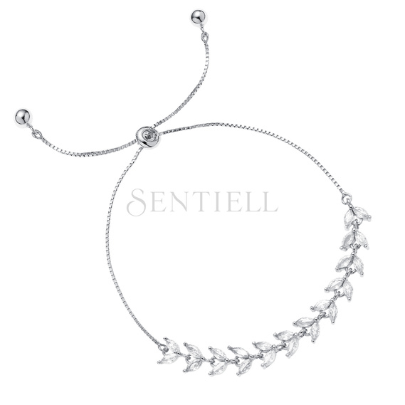 Silver (925) bracelet with slider