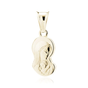 Silver (925) gold-plated pendant Blessed Virgin
