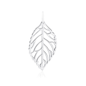 Silver (925) leaf pendant