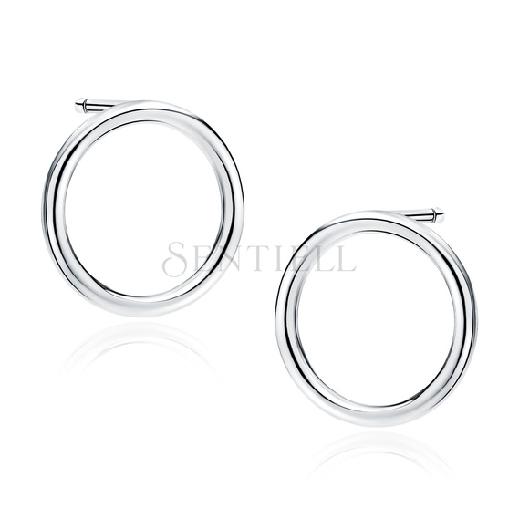 Silver (925) earrings - circles