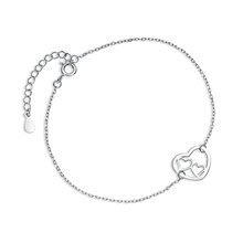 Silver (925) bracelet - hearts