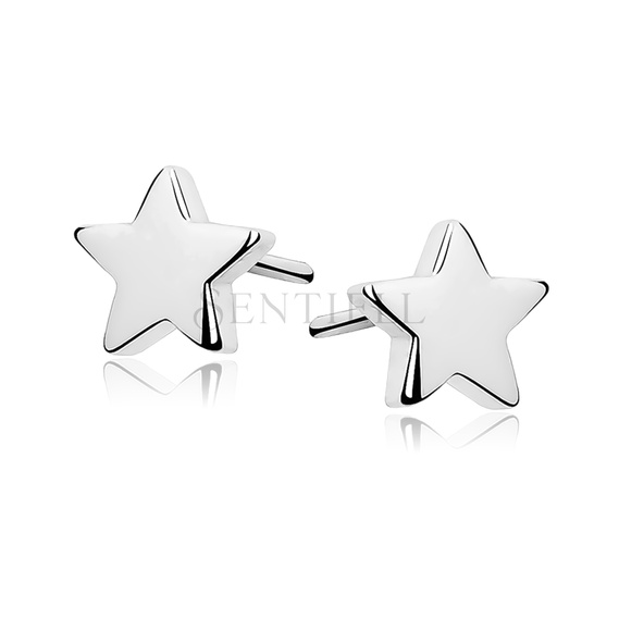 Silver (925) earrings stars