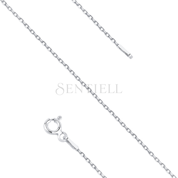 Silver (925) diamond cut anchor chain