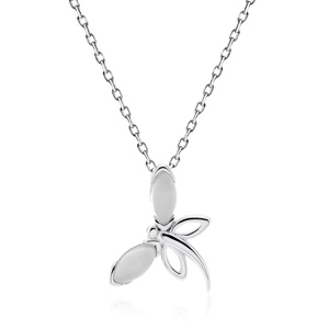 Silver (925) necklace - dragonfly