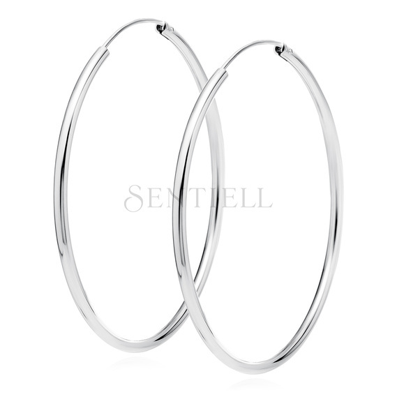 Silver (925) earrings hoop