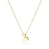 14K Oro amarillo (e-coating)