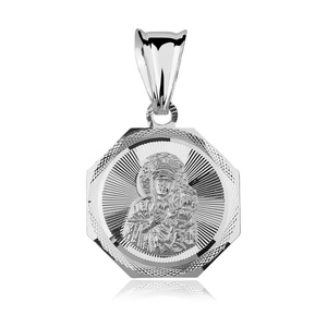 Silver (925) pendant Virgin Mary / Black Madonna