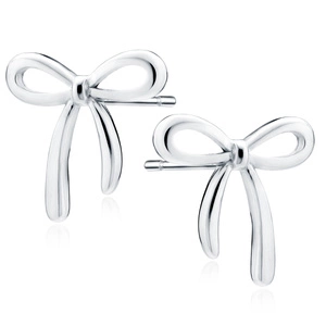 Silver (925) earrings - bows