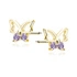 Violeta \ 14K Oro amarillo (e-coating)