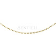 Silver (925) gold-plated chain anchor diamond cut without plating