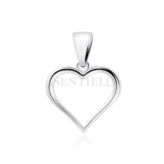 Silver (925) charm - heart