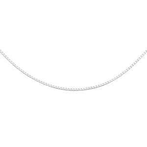 Silver (925) Venetian box chain - diamond-cut