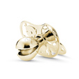 Silver (925) gold-plated Christening baby pacifier