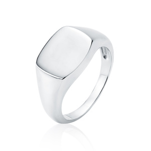 Anillo de sello en plata de ley 925