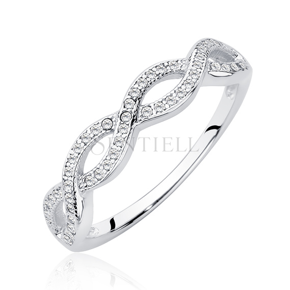 Silver (925) ring with zirconia