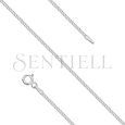 Silver (925) diamond-cut chain - curb extra flat Ø 040