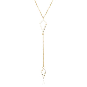 Silver (925) necklace gold-plated