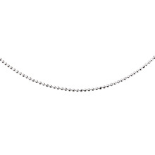 Silver (925) chain necklace 8L rhodium-plated