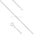 Silver (925) Venetian box chain, diamond-cut