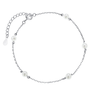 Silver (925) bracelet with pearls
