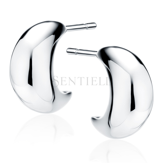 Silver (925) earrings - crescent