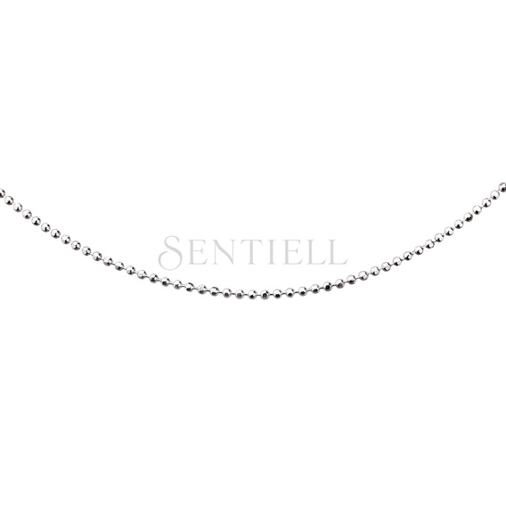 Silver (925) chain necklace 8L rhodium-plated