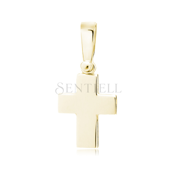 Silver (925) gold-plated pendant cross