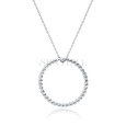 Silver (925) necklace - circle of balls