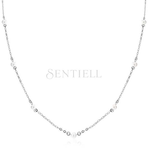 Silver (925) choker with pearls