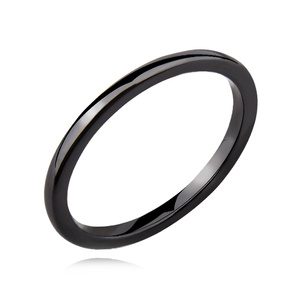Black ceramic ring 2mm