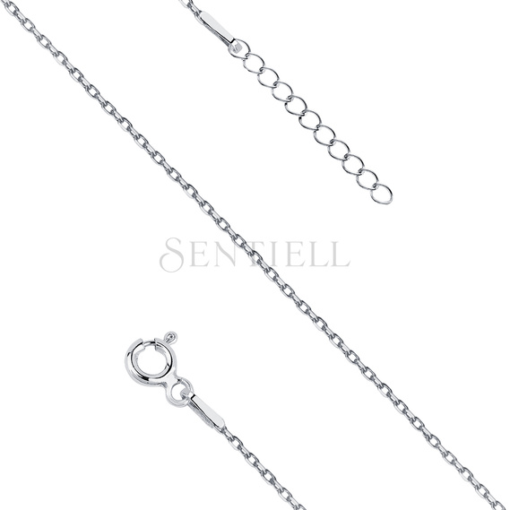 Silver (925) bracelet diamond cut anchor