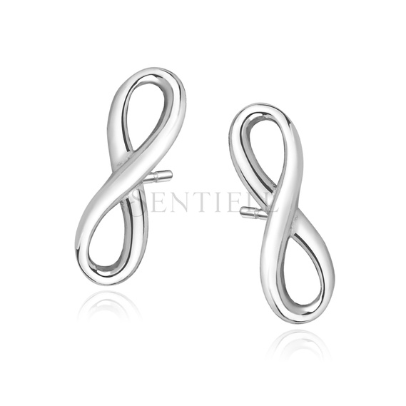 Silver (925) earrings Infinity