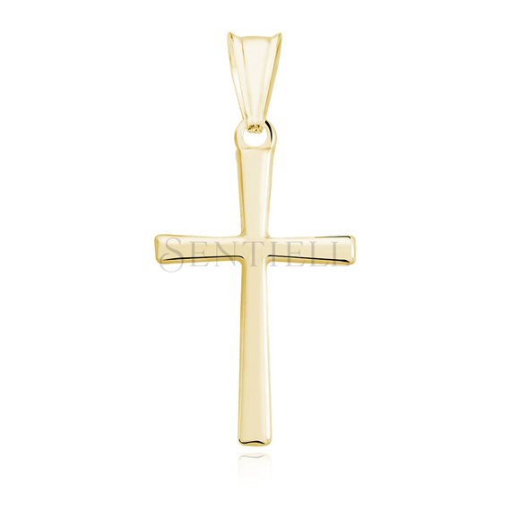 Silver (925) gold-plated pendant cross