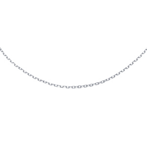 Silver (925) diamond cut anchor chain