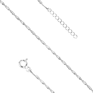 Silver (925) anklet singapur - adjustable size