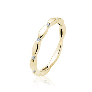 Silver (925) gold-plated ring
