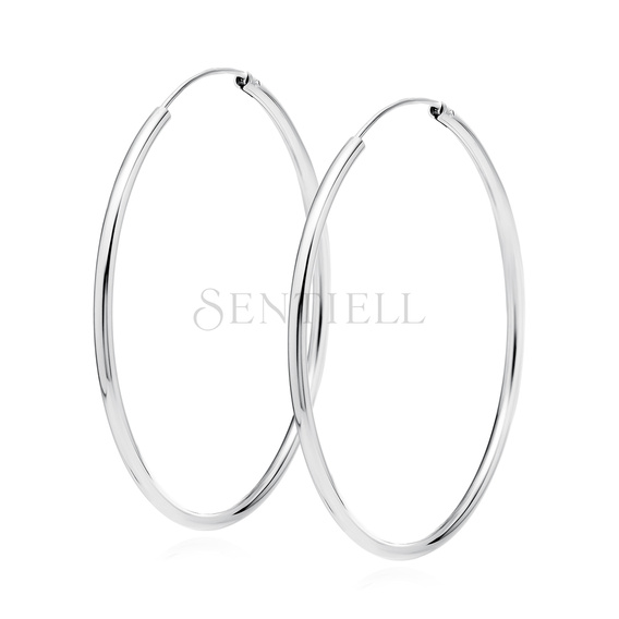 Silver (925) earrings hoop