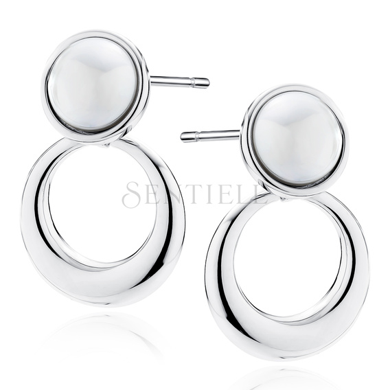 Silver (925) earrings with pearl