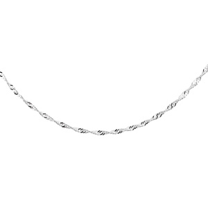 Silver (925) chain singapur Ø 027