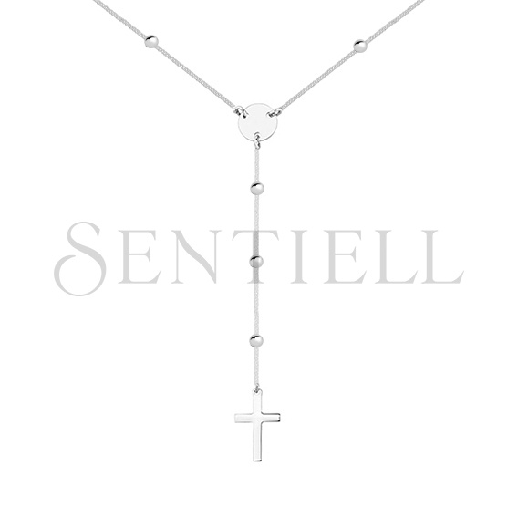 Silver (925) necklace with cross