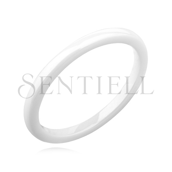 White ceramic ring 2mm
