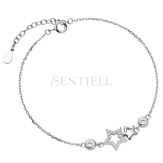 Silver (925) bracelet with stars