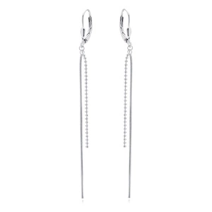 Silver (925) earrings with chains