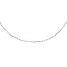 Silver (925) Spiga chain - fox tail