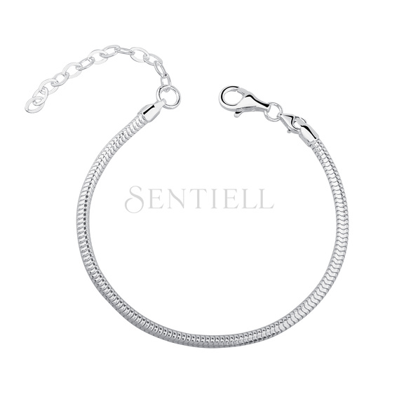 Silver (925) base bracelet for beads 3,0mm