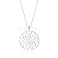 Silver (925) necklace - mandala