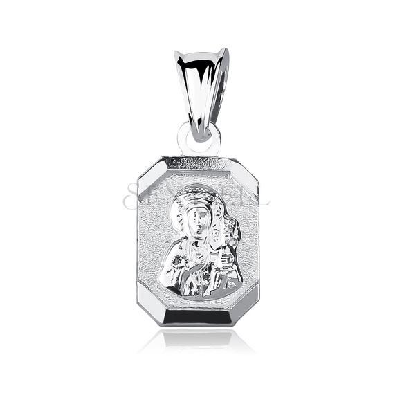 Colgante de Plata de ley 925 Virgen María / Virgen Negra