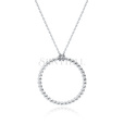 Silver (925) necklace - circle of balls